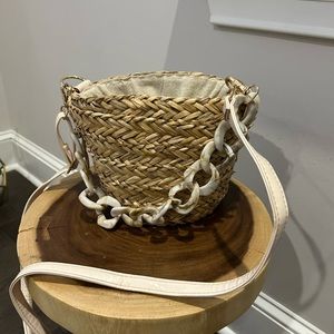 Cute summer wicker bag!